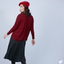 Gilet avec poches en laine mérinos - Bonte 6681 rouge - 51 Bordeaux
