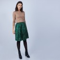 Jupe en soie Platine 6749 - 21 vert foncé