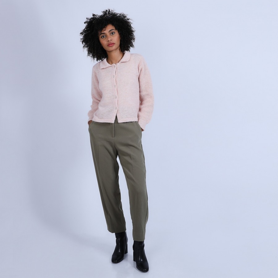 Pull boutonné col polo en mohair - Palma Pull boutonné col polo en mohair - Palma