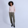Pull boutonné col polo en mohair - Palma