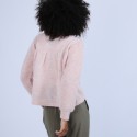 Pull boutonné col polo en mohair - Palma
