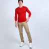 Pull col rond en laine et soie - Barsam
