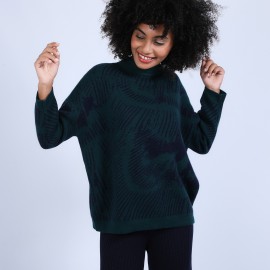 Pull effet graphique en cachemire - Sandra