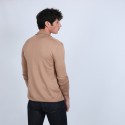 Gilet zippé en laine mérinos - Bastian 6630 camel - 88 Camel