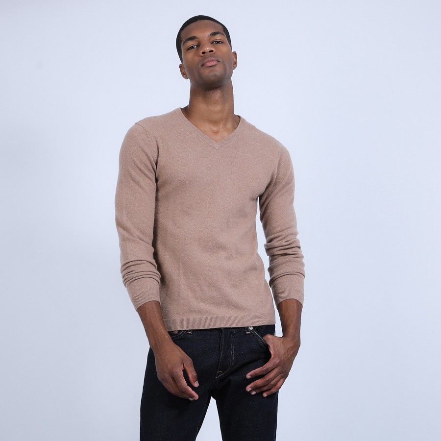 Pull col V en cachemire - Benjamin Pull col V en cachemire - Benjamin
