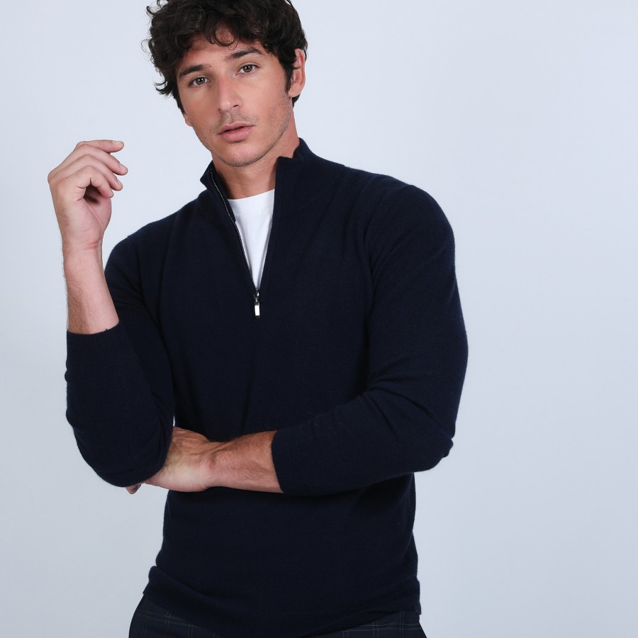 Pull col montant zippé - Blaise Pull col montant zippé - Blaise