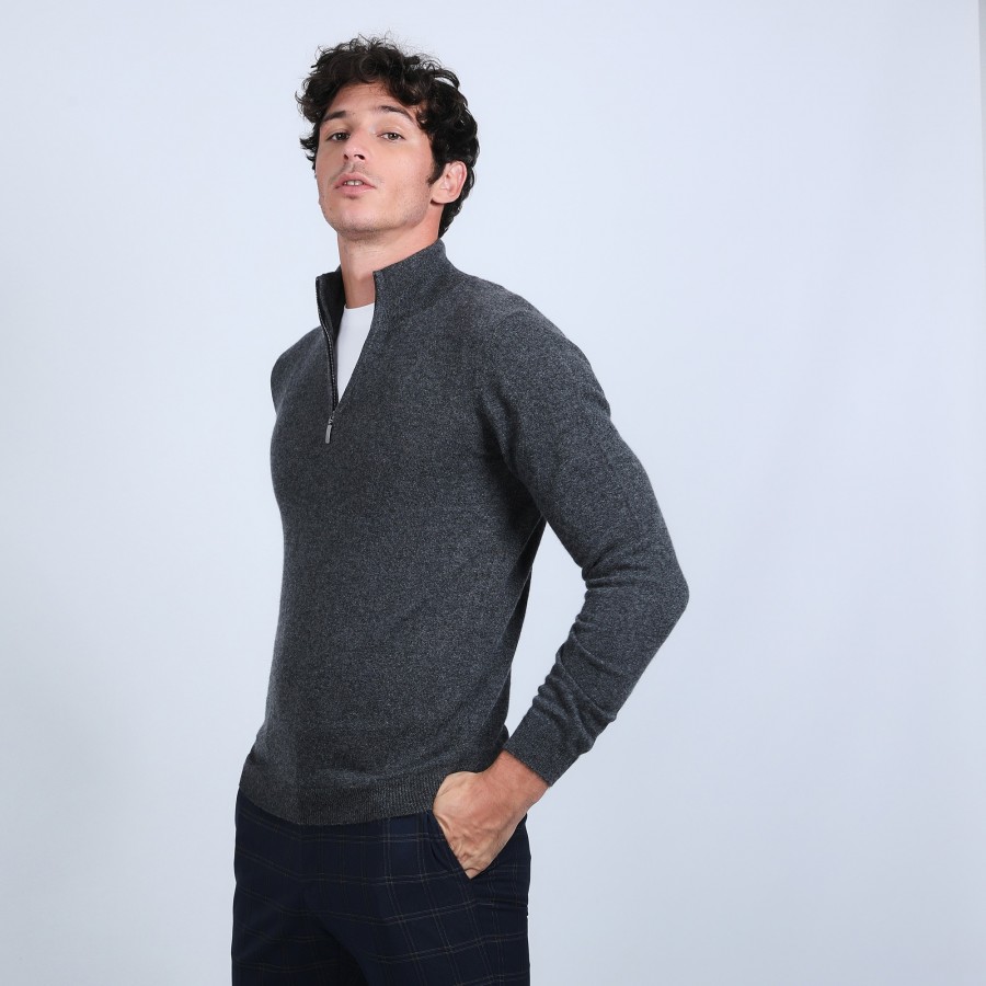 Pull col montant zippé - Blaise Pull col montant zippé - Blaise