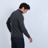 Pull col zippé en cachemire 2 fils - Blaise 6611 gris anthracite - 10 gris foncé