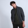 Gilet zippé en cachemire 4 fils - Balthazar 6611 gris anthracite - 10 gris foncé