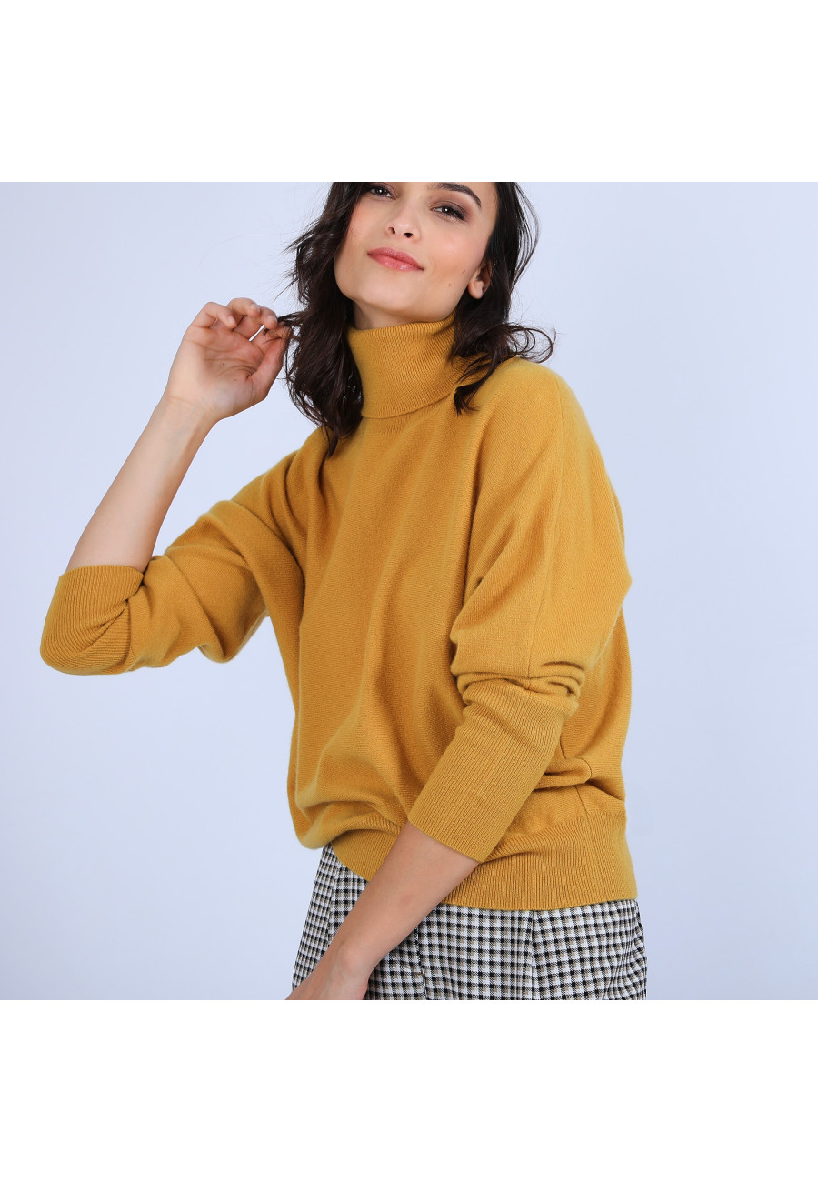 Pull chauve souris col roulé - Bob Pull chauve souris col roulé - Bob