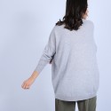Pull large en cachemire col roulé - Bouda