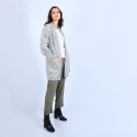 Long gilet chiné - Précieux
