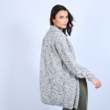 Long gilet chiné - Précieux