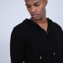 Sweat zippé à capuche cachemire - Owen