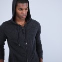 Sweat zippé à capuche cachemire - Owen
