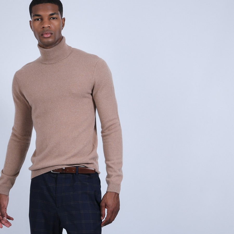 Pull col roulé en cachemire - Bruno 6630 camel - 88 Camel Pull col roulé en cachemire - Bruno 6630 camel - 88 Camel