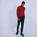 Pull col roulé en cachemire - Bruno 6681 rouge - 20 Rouge foncé