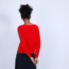 Pull col bateau avec petite poche - Bal