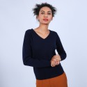Pull col V en cachemire - Bijou