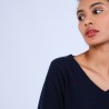 Pull col V en cachemire - Bijou