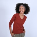 Pull col V en cachemire - Bijou