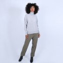 Pull chauve souris col roulé - Bob 6612 gris clair - 11 Gris clair