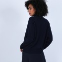 Pull chauve souris col roulé - Bob 6640 marine - 05 Bleu marine