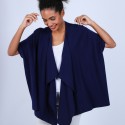Gilet kimono sans manches - Harriet 6646 indigo - 75 Bleu nuit