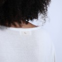 Pull col V en bambou cachemire Hoani