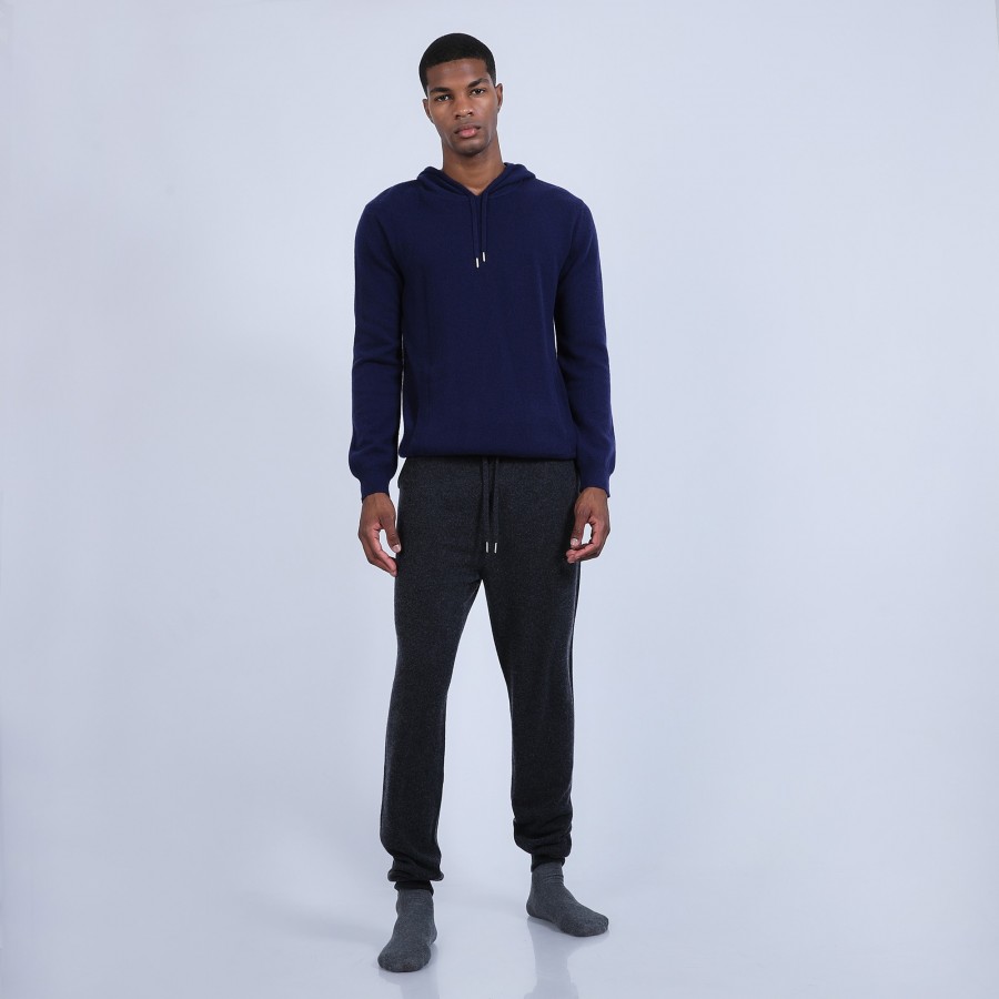Pantalon en 100% cachemire - Omer 6611 gris anthracite - 10 gris foncé Pantalon en 100% cachemire - Omer 6611 gris anthracite - 10 gris foncé