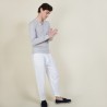 Pull col V en 100% laine - Badyss