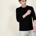 BARSAM PULL COL ROND LAINE ET SOIE