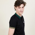 Polo coloré en Fil Lumière - Baptiste 0307 noir - 01 Noir