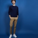 Pull col rond en cachemire et lin - Bandit