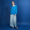 Pull col rond - Babouche  6843 AZUR  49 TURQUOISE