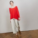 Pull col rond - Babouche  6880 PAVOT 52ROUGE