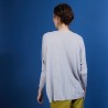 Long gilet en lin - Ballon 6811 GRIS CLAIR 11 GRIS CLAIR