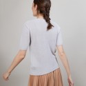 T-shirt manches coudes - Bapteme 6811 GRIS CLAIR- 81 GRIS PALE82 ECRU