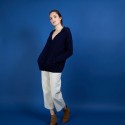 Gilet à capuche - Baroque  6997- MARINE CHINE - 05 BLEU MARINE