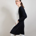 Gilet long femme - Cathy 6810 noir - 01 Noir