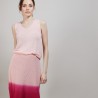 Débardeur en lin flammé - Boréal 6882 aubepine - 24 Rose clair