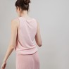 Débardeur en lin flammé - Boréal 6882 aubepine - 24 Rose clair