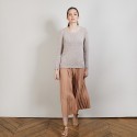 BENJI. PULL COL ROND LAINE ET COTON