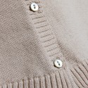 Poncho bébé en 100% coton bio - Flore