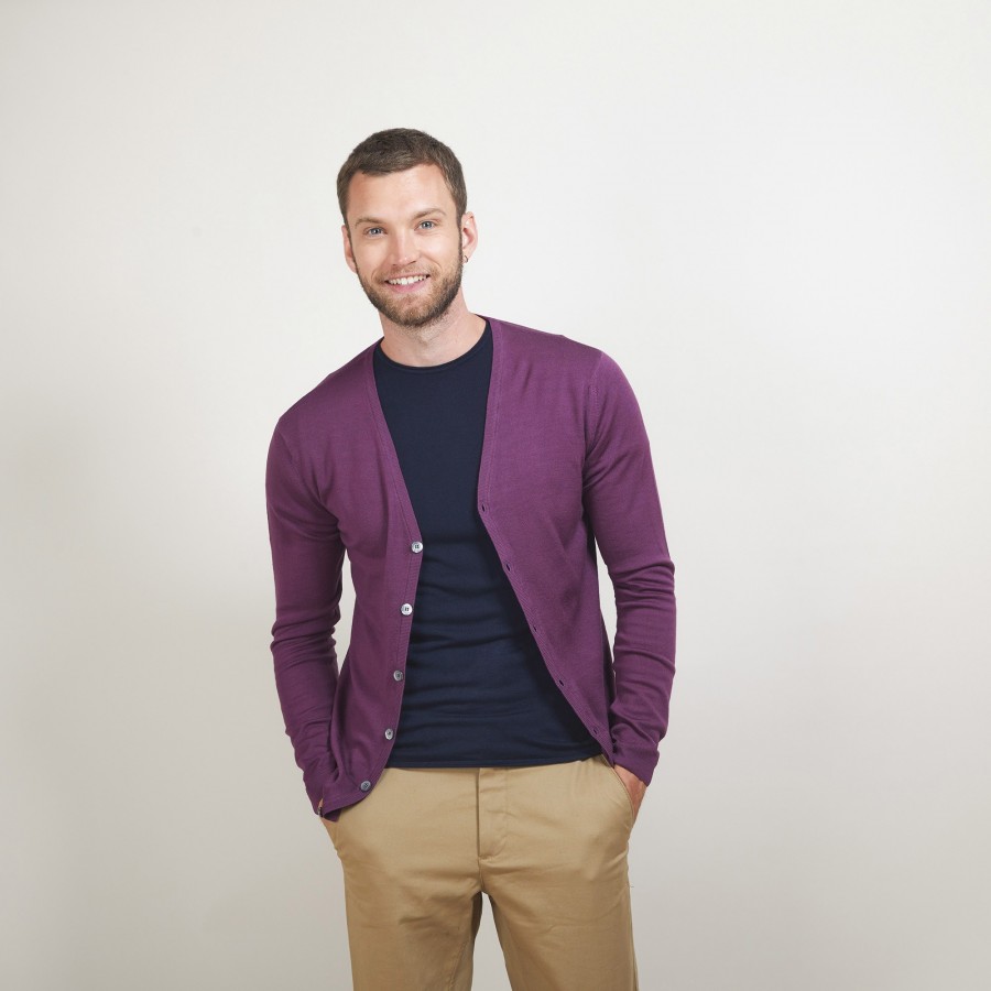 Gilet boutonné en laine - Brad Gilet boutonné en laine - Brad