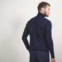 Pull col roulé en laine - Berry 7040 marine - 05 Bleu marine