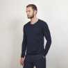 Pull col rond en laine - Bardem 7040 marine - 05 Bleu marine