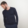 Pull col rond en laine - Bardem 7040 marine - 05 Bleu marine