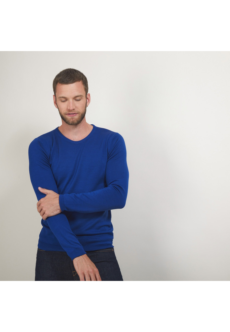 Round-neck wool sweater - Bardem Round-neck wool sweater - Bardem