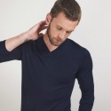 Pull col V en laine - Badyss
